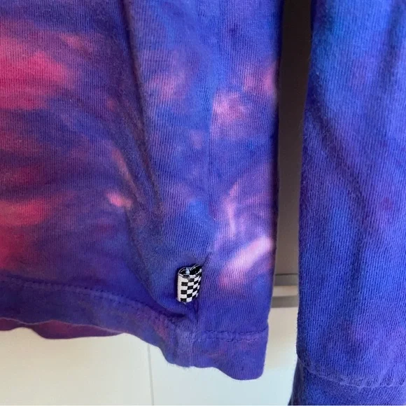 Vans Off the Wall Tie Dye Long Sleeve Tee - Medium EUC - Picture 5 of 8